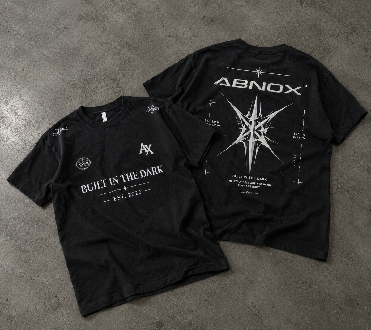 ABNOX — BUILT IN THE DARK™ TEE